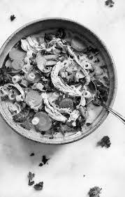 Chicken mushroom soup 
