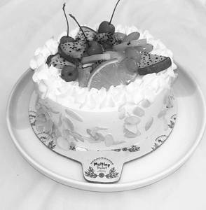 Fresh Fruit Cake 500gm