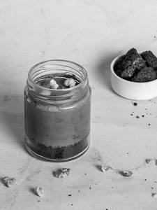 Walnut Brownie Mousse Jar