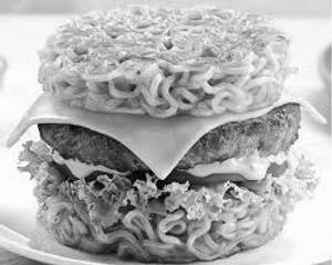 Veg Noodles Burger