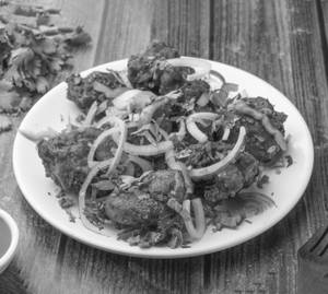 Chicken Oil Fry (1 Plate, Boneless 