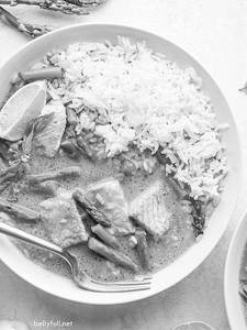Thai Green Curry With Rice