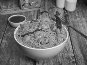 Schezwan Prawns Noodles