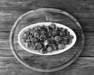 Chilly Mushroom Dry