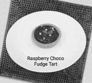 Raspberry Choco Fudge Tart