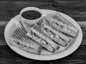 Chicken Malai Boti Sandwich