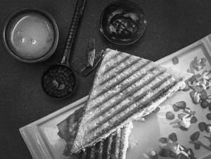 Corn & Cheese Sandwich with Masala Chai 150 ML