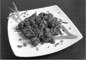 Mushroom Manchurian Dry