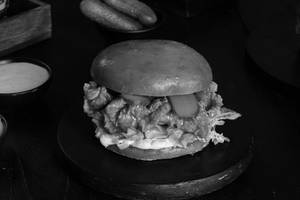 Buffalo Fried Chicken Burger