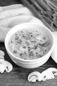 Chicken Mushroom Thick Soup (thick)