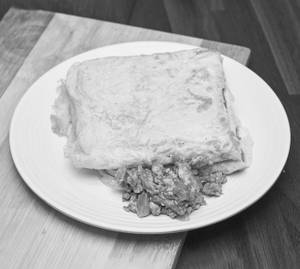 Cheese Chicken Bread Omelette