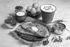 Aloo Parantha                           