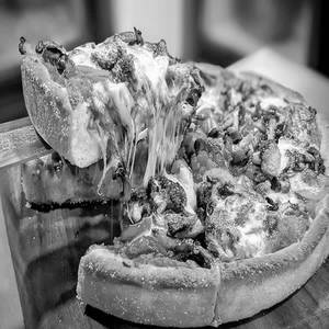 Heavily Loaded Forestiere Deep Dish Veg Pizza