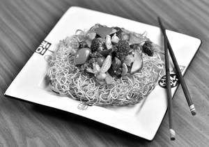 Veg Pan Fried Noodles