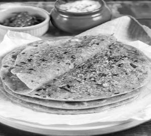 Paneer Paratha (2pcs) + Achar + Green Chatney