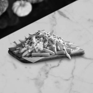 Cheese dip fries