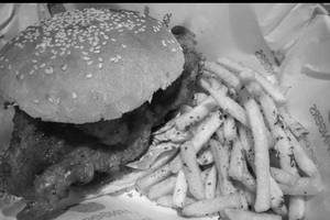 Regular Crispy Double Chicken Burger Meal