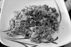 Egg bhurji                                         