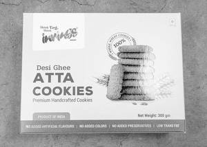 Atta Cookies Desi Ghee Cookies (300 Gms)