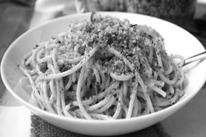 Spaghetti Aglio Olio Chicken [