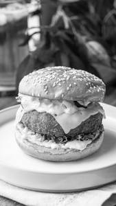 Cheese Veggie Burger                                                       