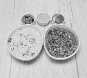 Chole + Plain Rice