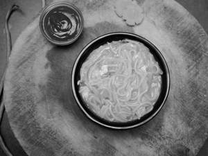Chicken Noodles With Gravy