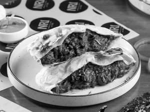 Pindi Chole Stuffed Naan