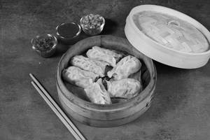 Asparagus Mushroom  Corn Dumpling