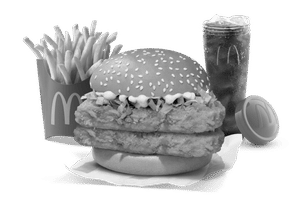 McSpicy Chicken Double Patty Burger combo