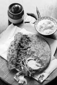 Mushroom Keema Paratha