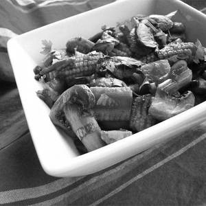 Mushroom Baby Corn Chilly