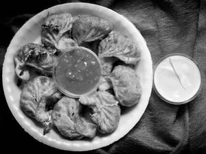 Fried momos                                                                                                          