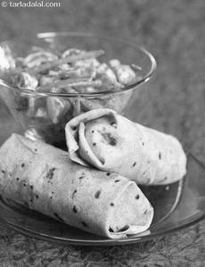 Mushroom Malai Roll