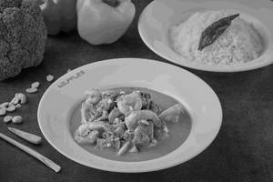 Thai Red Curry With Rice (Prawn)