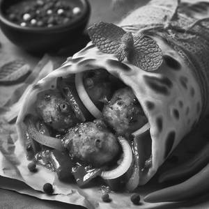 Chilli Garlic Chicken Roll + Aerated Beverage 250ml