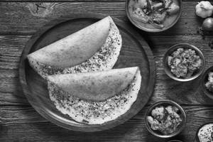 Ghee Roast Garlic Pepper Plain Dosa