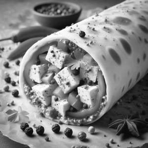 Kali Mirch Paneer Roll + Aerated Beverage 250ml