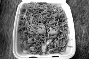 Manchurian fried noodles