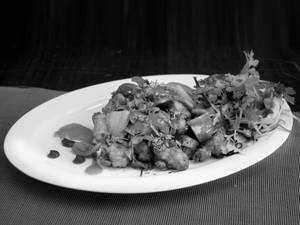 Ginger chicken dry