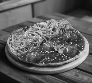 Veg Manchurian Noodles