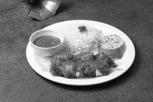 Vegetable Shashlik With Buttered Rice