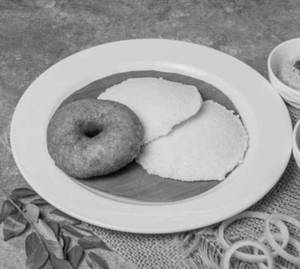 Idli with  vada