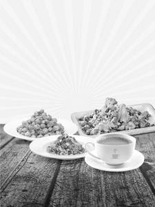 Masala Chai + Samosa Chaat + Corn Chaat + Makhana Chaat
