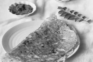 Rava Coconut Plain Dosa