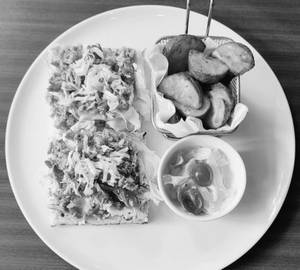 Open Faced Tuna Sandwich