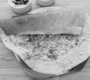 Onion dosa                     
