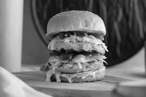 3D Crispy Chicken Burger