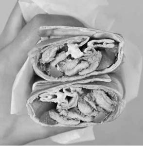 Lebanese Shawarma Roll