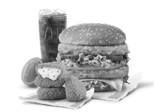 Chicken Big Mac + Cheesy Veg Nuggets 4 Pc + Coke
